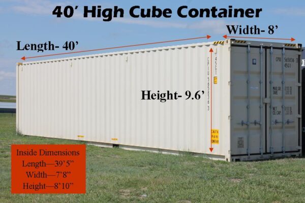 40 FT High Cube (New)